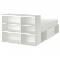 Каркас кровати IKEA PLATSA белый 142x244x103 см (993.029.18)