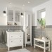 Набір меблів для ванної IKEA HEMNES / RATTVIKEN білий 82 см (993.044.46)