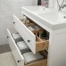Набір меблів для ванної IKEA HEMNES / ODENSVIK білий 103 см (993.044.65)