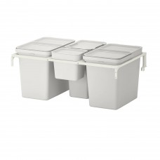 Комплект для сортировки мусора IKEA HALLBAR 55 л (993.096.94)