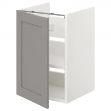 Напольный кухонный шкаф IKEA ENHET белый 40x40x60 см (993.211.20)