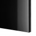 Комбінація меблів IKEA BESTA чорно-коричневий чорне скло 180x42x65 см (993.251.04)