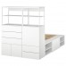 Каркас ліжка IKEA PLATSA білий 140x244x163 см (993.253.83)