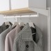 Секція шафи-стелажа IKEA BOAXEL білий 62x40x201 см (993.323.69)