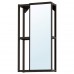 Зеркальный шкаф IKEA ENHET антрацит 40x15x75 см (993.365.17)