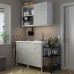 Кухня IKEA ENHET білий 123x63.5x222 см (993.372.20)