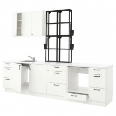 Кухня IKEA ENHET антрацит білий 323x63.5x241 см (993.378.85)