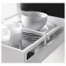 Висока кухонна шафа IKEA METOD / MAXIMERA білий кремово-білий 40x60x220 см (993.668.87)