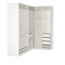 Угловой гардероб IKEA PAX белый 210/160x236 см (993.856.97)
