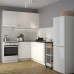 Угловая кухня IKEA KNOXHULT глянцевый белый 182x183x220 см (993.884.03)