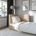Модуль дивана-ліжка зі спинкою IKEA VALLENTUNA бежевий (993.964.36)