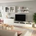 Комбінація шаф для TV IKEA BESTA / LACK білий 300x42x195 см (993.986.90)