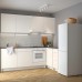 Кутова кухня IKEA KNOXHULT глянцевий білий 243x164x220 см (994.045.54)