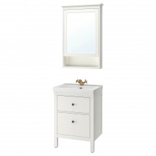 Комплект мебели для ванной IKEA HEMNES / ODENSVIK белый 63 см (994.146.85)