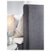 Континентальне ліжко IKEA DUNVIK матрац VAGSTRANDA темно-сірий (994.197.01)