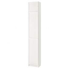 Книжкова шафа IKEA BILLY / OXBERG білий 40x30x237 см (994.248.30)