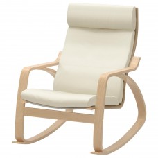 Кресло-качалка IKEA POANG березовый шпон бежевый (994.293.14)